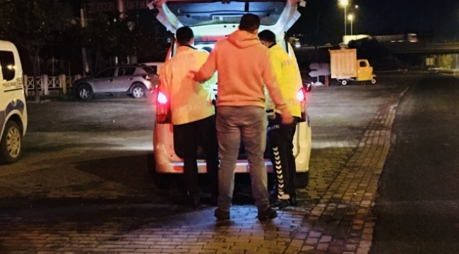Polisin 'dur' ihtarına uymayarak kaçtı