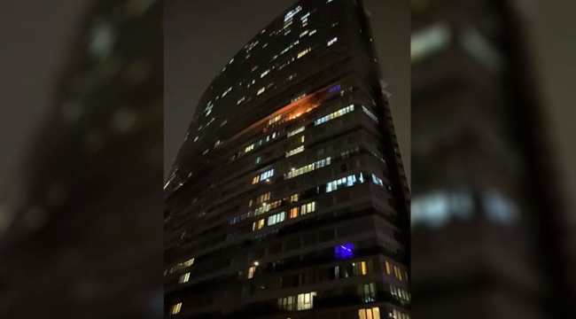 Rezidansta korkutan yangın