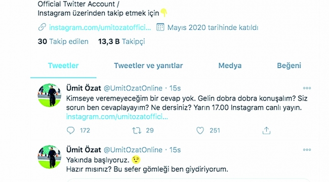 YAKIŞMADI ÜMİT ÖZAT!