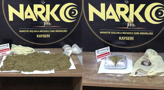 Yolcu otobüsünde uyuşturucu operasyonu