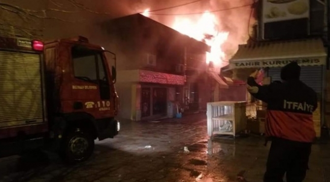 10 iş yeri alevlere teslim oldu
