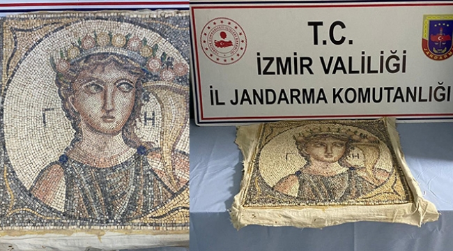 2 bin yıllık mozaik ele geçirildi.