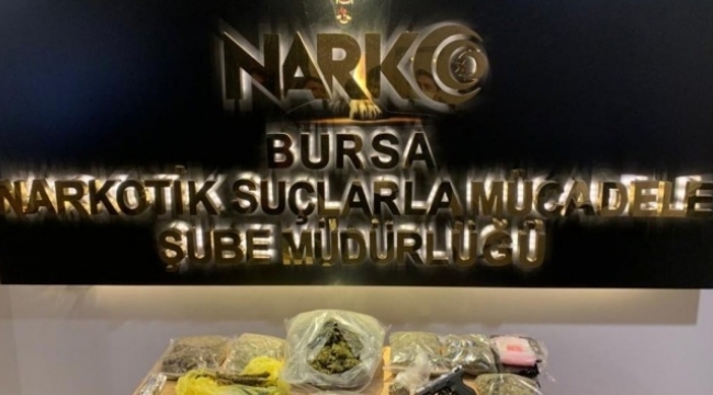 2 kilo 500 gram esrar ele geçirildi