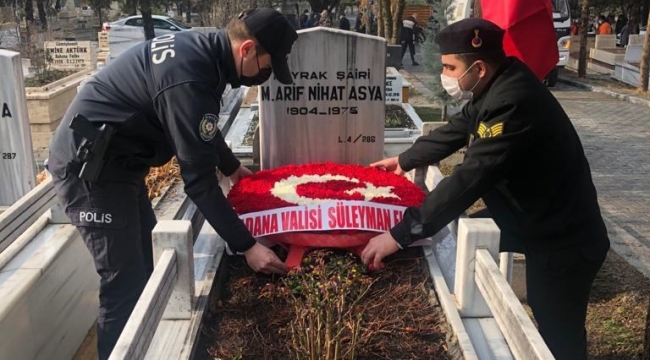 “BAYRAK ŞAİRİ” ARİF NİHAT ASYA ÖLÜM  YIL DÖNÜMÜNDE UNUTULMADI