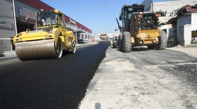 Büyükşehir, asfaltlama çalışmalarını sürdürüyor