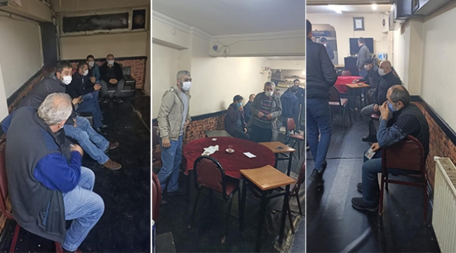 Kısıtlama saatlerinde şok baskın