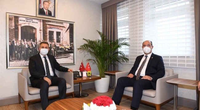 OSMANİYE MİLLETVEKİLİ DURMUŞOĞLU VALİ ELBAN’I ZİYARET ETTİ