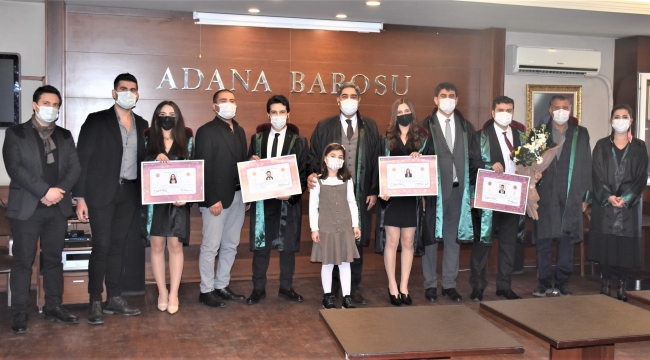 Yemin edip avukat oldular