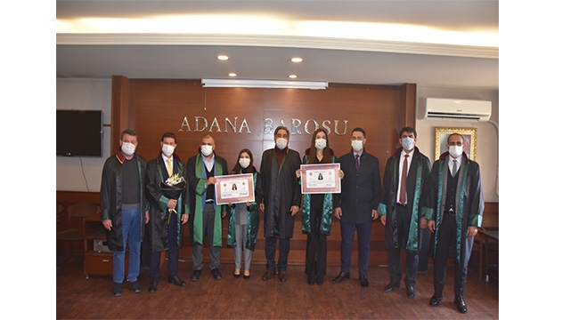ADANA BAROSU’NDA RUHSAT TÖRENİ HEYECANI