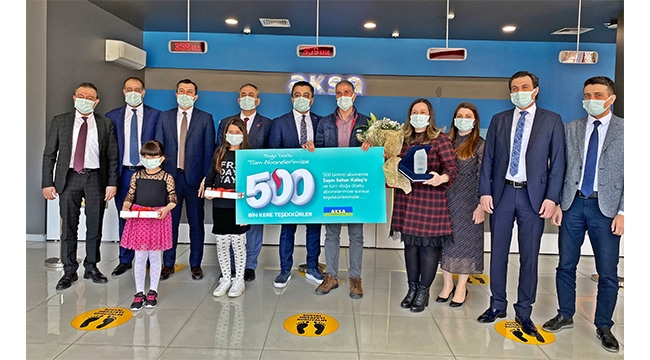 AKSA DOĞALGAZ ÇUKUROVA’DA 500 BİN ABONEYE ULAŞTI