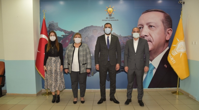 BAŞKAN ERDEM'DEN AK PARTİ İLÇE BAŞKANI ÖZSOY'A ZİYARET