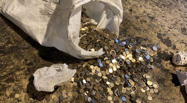 Darphaneye çevrilen iş yerine baskın