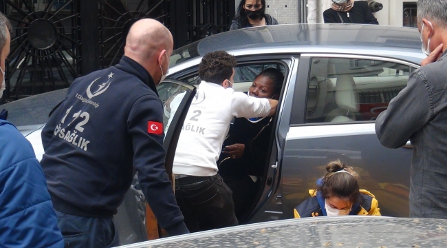 Kaldırımda yürüyen yaşlı adam dehşeti yaşadı