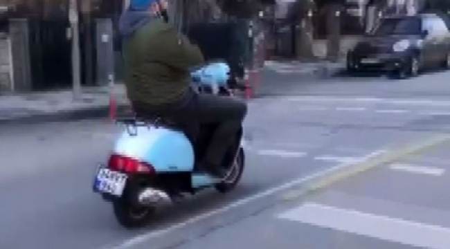 Motosikletle ölümüne yolculuk