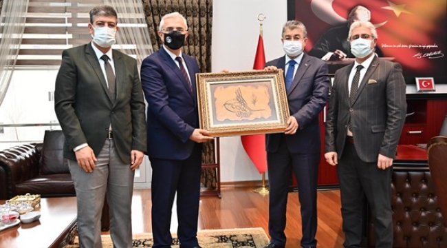 Yılmaz, Osmaniye Valisi Dr. Yılmaz’ı ziyaret etti
