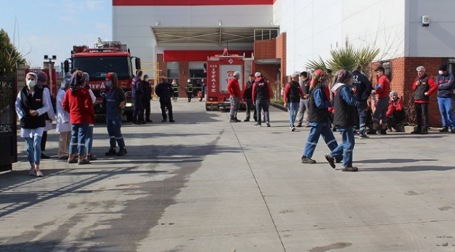 17 işçi dumandan etkilendi