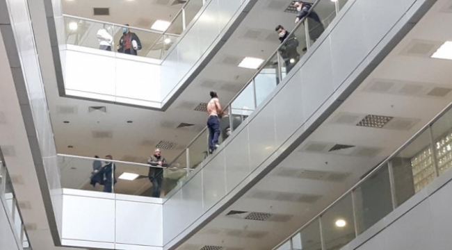 Adalet Sarayı’nda intihar girşimi!