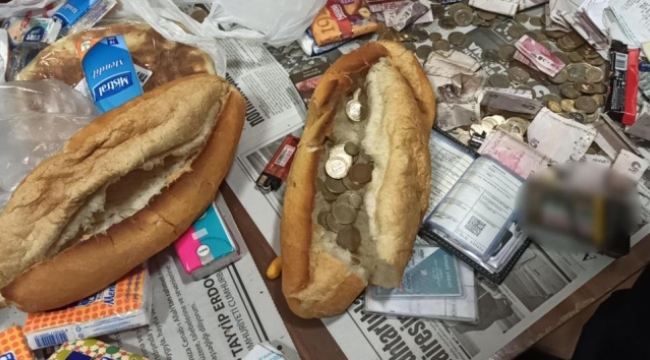 Ekmek arasından para çıktı