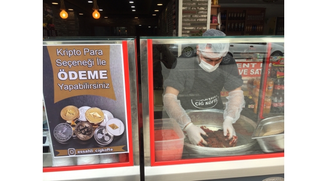  Kripto para ile çiğ köfte satışı