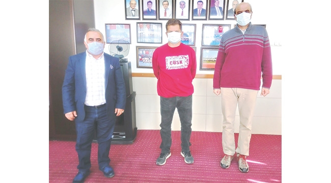 Ramazan Çimen’den, Dekan  Sadi Kurdak’a ziyaret