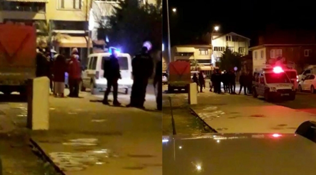 Sokağa çıkma kısıtlamasında kavga!