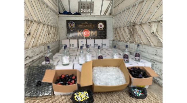 7 bin 544 litre kaçak etil alkol ele geçirildi