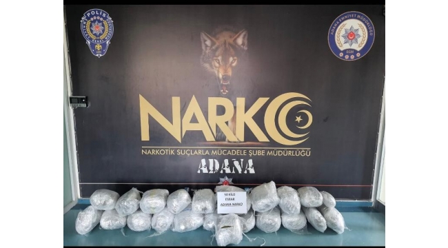 Adana’da narkotik operasyonu