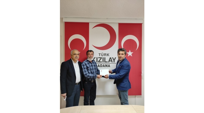 Geylani Dostluk ve Kardeşlik Vakfı'ndan Kızılay'a bağış
