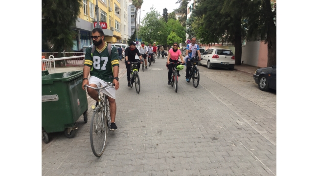 Hastalar için kısıtlamada pedal çevirdiler