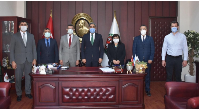 İcra Dairelerinin müdürleri Baro Başkanı Küçük’ü ziyaret etti