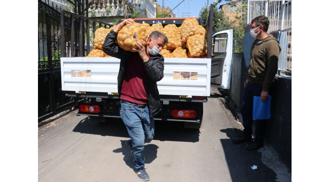 Patates dağıtımı başladı