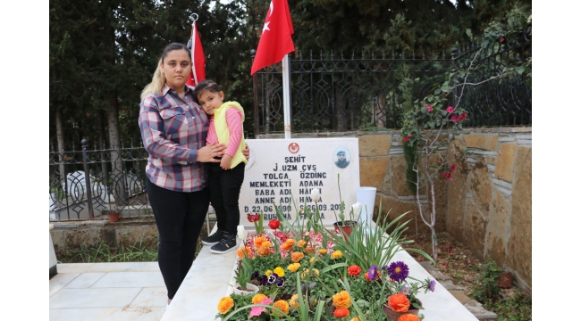 Şehit babasının kanı yerde kalmadı