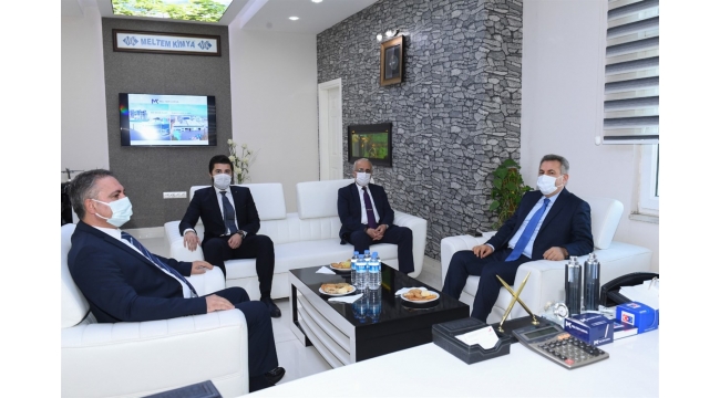 VALİ ELBAN MELTEM KİMYA’YI ZİYARET ETTİ