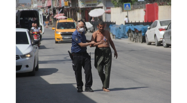 Evden uzaklaştırma aldı kapanmada sokakta kaldı