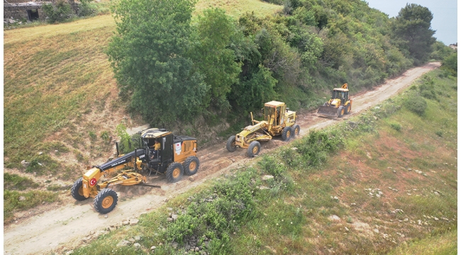 SARIÇAM’DA TARLA YOLLARI YENİLENDİ