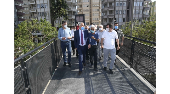 Asansörlü üst geçitler hizmete girdi