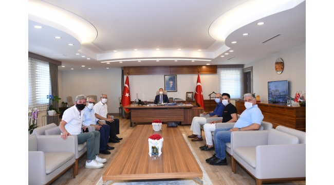 AYDEMİR’DEN VALİ ELBAN’A ZİYARET