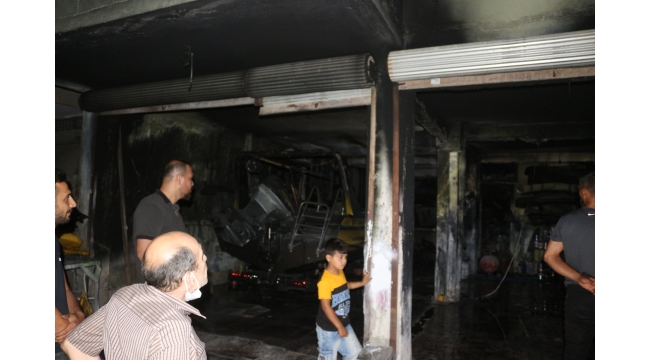İş yerinde çıkan yangın söndürüldü