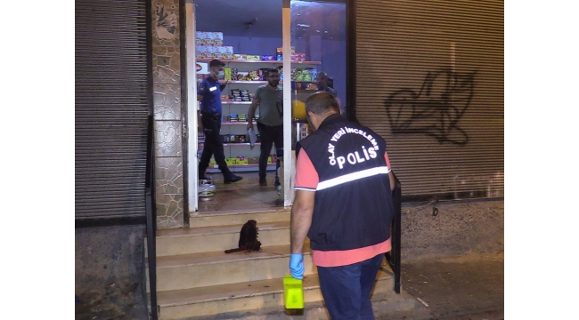 Markette silahlı saldırı:1 yaralı