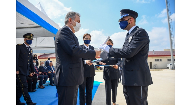 Polis adaylarının mezuniyet heyecanı