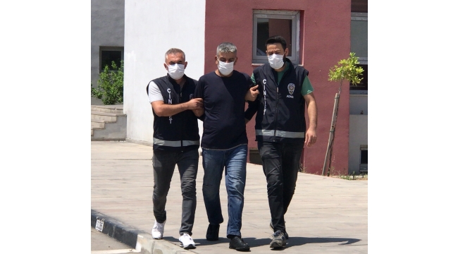 Taksicinin katili çatıda yakalandı