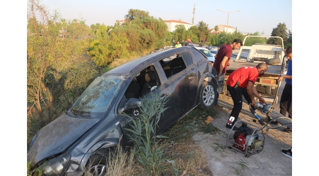 Trafik kazasında 2 kişi yaralandı