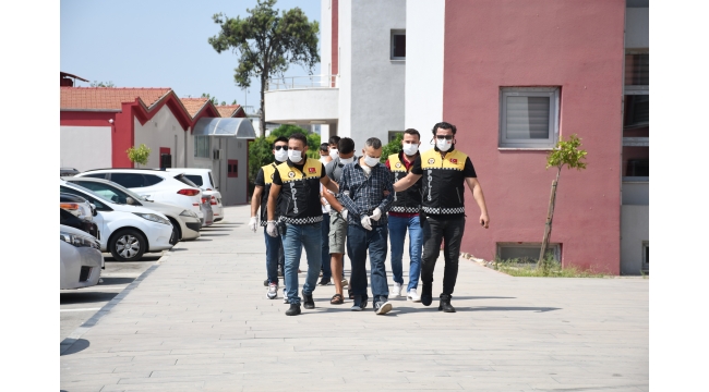 6 hırsız zanlısından biri tutuklandı