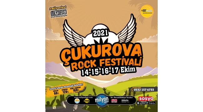 ÇUKUROVA ROCK FESTİVALİ’NİN TARİHLERİ BELLİ OLDU