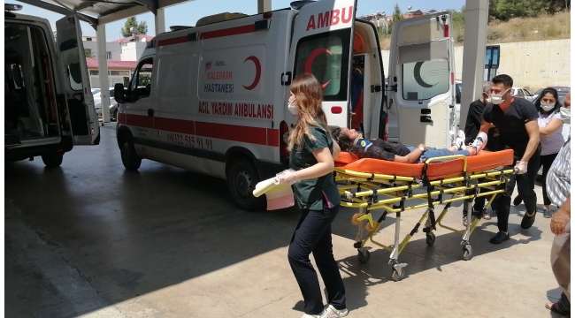 Trafik kazası : 2 yaralı