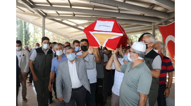 Yangın söndürme şehidi toprağa verildi