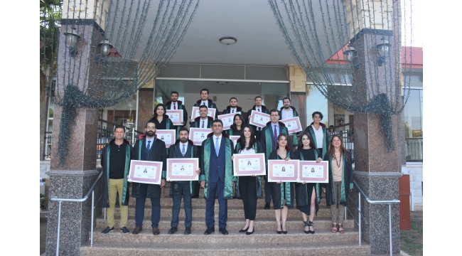 23 genç avukat mesleğe adım attı