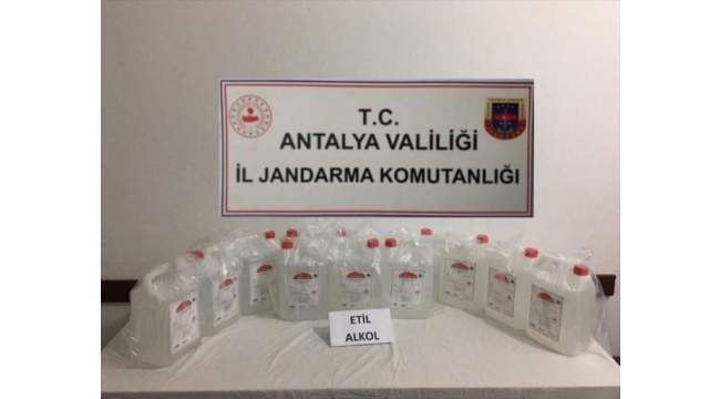 60 litre etil alkol ele geçirildi