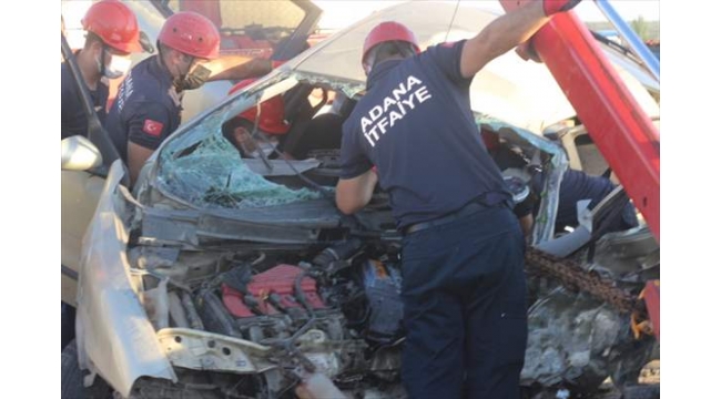 Adana'da feci kaza