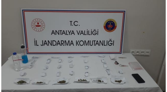 Antalya'da uyuşturucu operasyonu